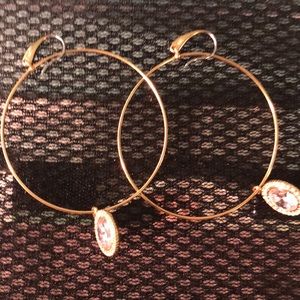 One beautiful pair of Michael Kors earrings hoops